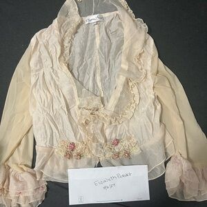 Two piece top and shrug set